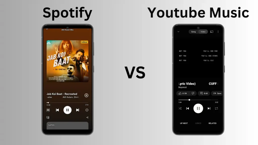 Spotify vs. YouTube Music