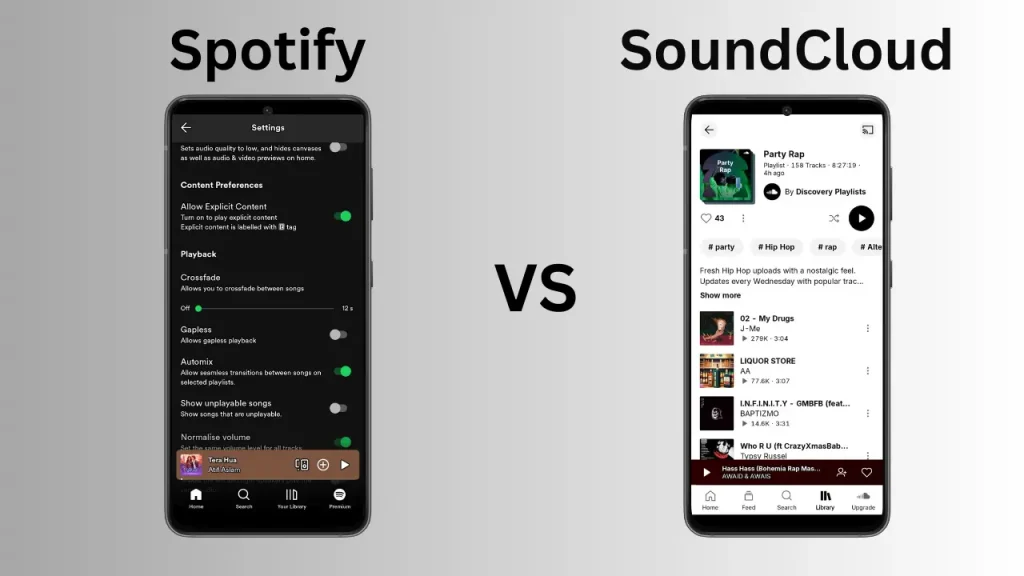 Spotify vs SoundCloud