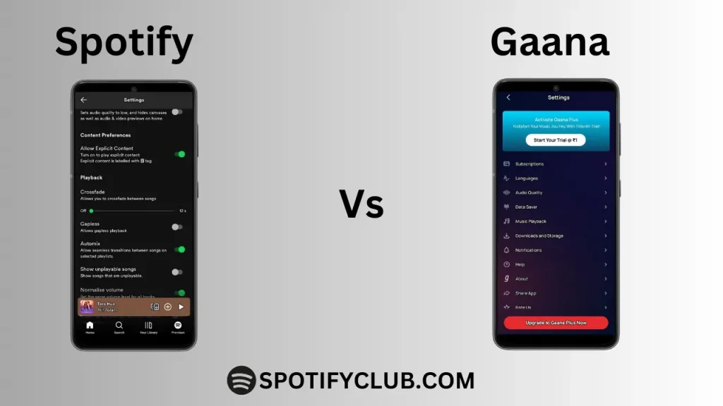 Spotify vs. Gaana
