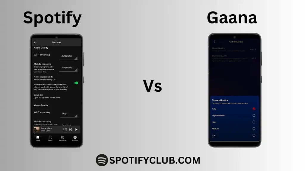 Spotify vs. Gaana
