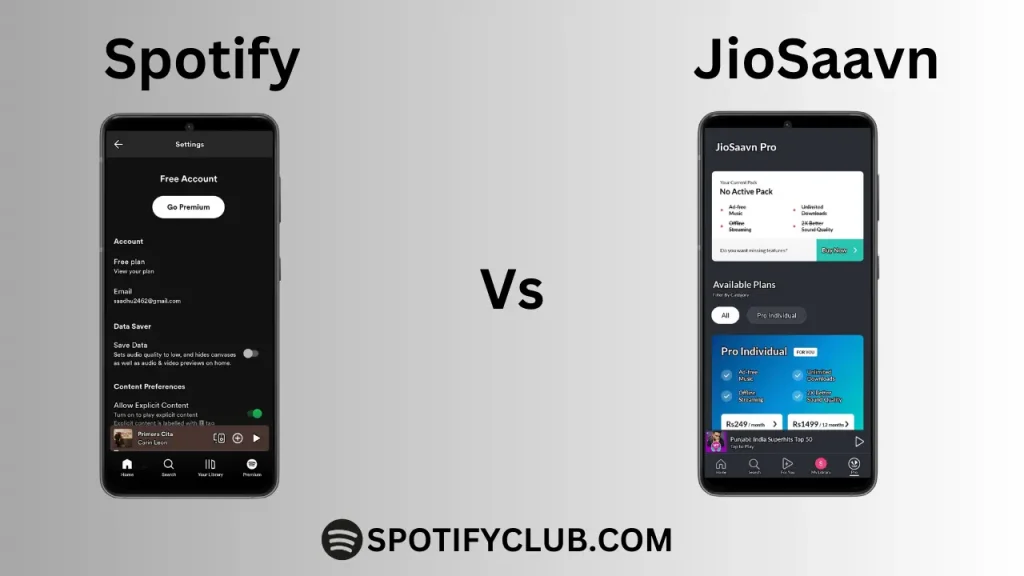 Spotify vs. JioSaavn